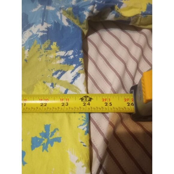 Columbia PFG Shirt Mens Large Blue Green Floral Trollers Best Vented Fishing USA - Picture 12 of 13